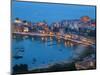 View over Harbour at Dusk, Castellammare Del Golfo, Sicily, Italy-Peter Adams-Mounted Photographic Print