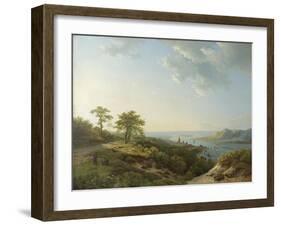 View over Heidelberg, 1837-Barend Cornelis Koekkoek-Framed Giclee Print