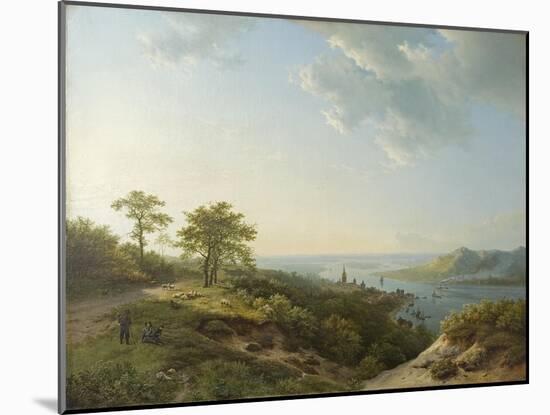 View over Heidelberg, 1837-Barend Cornelis Koekkoek-Mounted Giclee Print