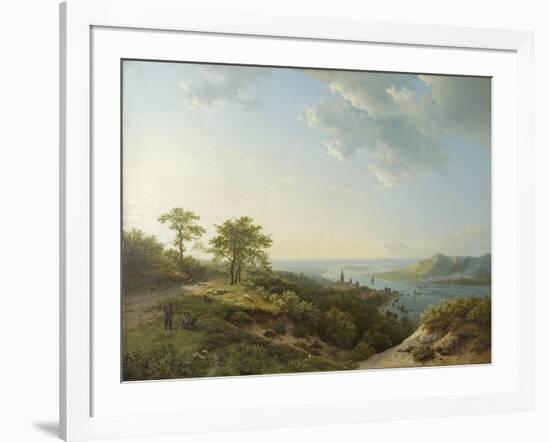 View over Heidelberg, 1837-Barend Cornelis Koekkoek-Framed Giclee Print