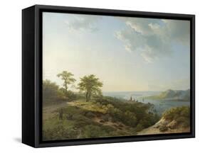 View over Heidelberg, 1837-Barend Cornelis Koekkoek-Framed Stretched Canvas