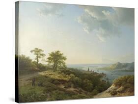 View over Heidelberg, 1837-Barend Cornelis Koekkoek-Stretched Canvas