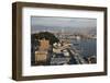 View over Hiroshima Port, Ujina Island, Hiroshima, Western Honshu, Japan, Asia-Stuart Black-Framed Photographic Print