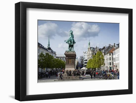 View over Hojbro Plads, Copenhagen, Denmark, Scandinavia, Europe-Yadid Levy-Framed Photographic Print