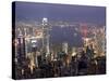 View over Hong Kong from Victoria Peak-Andrew Watson-Stretched Canvas