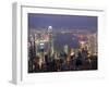 View over Hong Kong from Victoria Peak-Andrew Watson-Framed Premium Photographic Print