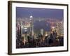 View over Hong Kong from Victoria Peak-Andrew Watson-Framed Photographic Print