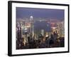 View over Hong Kong from Victoria Peak-Andrew Watson-Framed Photographic Print