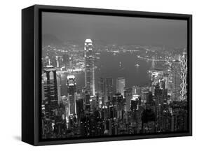 View over Hong Kong from Victoria Peak-Andrew Watson-Framed Stretched Canvas