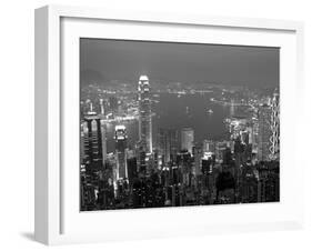 View over Hong Kong from Victoria Peak-Andrew Watson-Framed Photographic Print