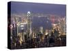 View over Hong Kong from Victoria Peak-Andrew Watson-Stretched Canvas