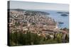 View over Hvar from Spanish Fortress, Hvar Island, Dalmatia, Croatia, Europe-Frank Fell-Stretched Canvas