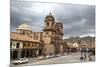 View over Iglesia De La Compania De Jesus Church and La Merced Church, Cuzco, Peru, South America-Yadid Levy-Mounted Photographic Print