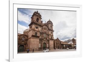 View over Iglesia De La Compania De Jesus Church on Plaza De Armas, Cuzco, Peru, South America-Yadid Levy-Framed Photographic Print