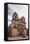 View over Iglesia De La Compania De Jesus Church on Plaza De Armas, Cuzco, Peru, South America-Yadid Levy-Framed Stretched Canvas