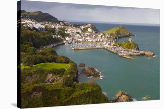 View over Ilfracombe, Devon, England, United Kingdom, Europe-Miles Ertman-Stretched Canvas