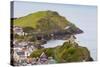 View over Ilfracombe, Devon, England, United Kingdom, Europe-Miles Ertman-Stretched Canvas