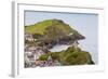 View over Ilfracombe, Devon, England, United Kingdom, Europe-Miles Ertman-Framed Photographic Print