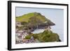 View over Ilfracombe, Devon, England, United Kingdom, Europe-Miles Ertman-Framed Photographic Print