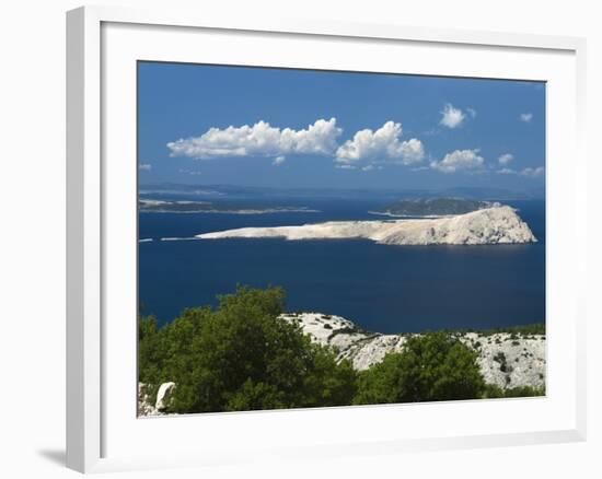 View over Islands in the Kvarner Gulf, Kvarner Gulf, Croatia, Adriatic, Europe-Stuart Black-Framed Photographic Print