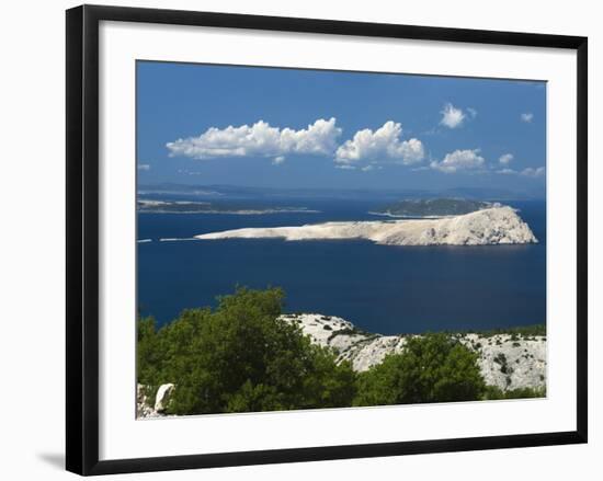 View over Islands in the Kvarner Gulf, Kvarner Gulf, Croatia, Adriatic, Europe-Stuart Black-Framed Photographic Print