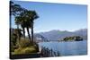 View over Isola Bella, Borromean Islands, Lake Maggiore, Italian Lakes, Piedmont, Italy, Europe-Yadid Levy-Stretched Canvas