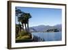 View over Isola Bella, Borromean Islands, Lake Maggiore, Italian Lakes, Piedmont, Italy, Europe-Yadid Levy-Framed Photographic Print