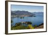 View over Isola Bella, Borromean Islands, Lake Maggiore, Italian Lakes, Piedmont, Italy, Europe-Yadid Levy-Framed Photographic Print