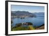 View over Isola Bella, Borromean Islands, Lake Maggiore, Italian Lakes, Piedmont, Italy, Europe-Yadid Levy-Framed Photographic Print