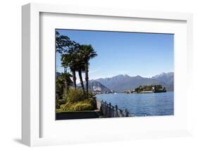 View over Isola Bella, Borromean Islands, Lake Maggiore, Italian Lakes, Piedmont, Italy, Europe-Yadid Levy-Framed Photographic Print