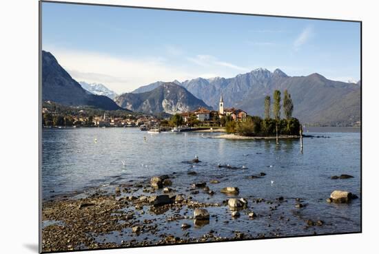 View over Isola Superiore (Isola Dei Pescatori) from Isola Bella-Yadid Levy-Mounted Photographic Print