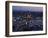 View over Istanbul Skyline from the Galata Tower at Night, Beyoglu, Istanbul, Turkey-Ben Pipe-Framed Photographic Print