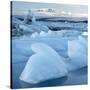 View over Jokulsarlon-Lee Frost-Stretched Canvas