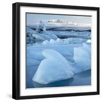 View over Jokulsarlon-Lee Frost-Framed Photographic Print