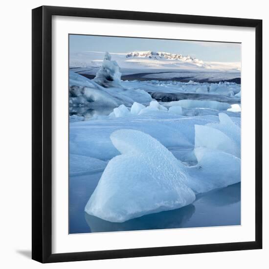 View over Jokulsarlon-Lee Frost-Framed Photographic Print