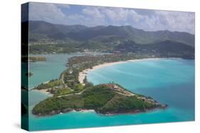 View over Jolly Harbour, Antigua, Leeward Islands, West Indies, Caribbean, Central America-Frank Fell-Stretched Canvas