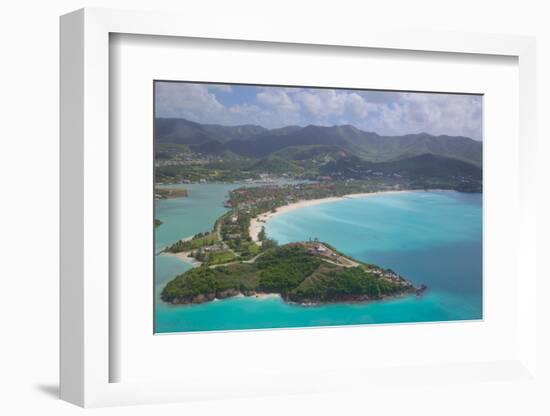 View over Jolly Harbour, Antigua, Leeward Islands, West Indies, Caribbean, Central America-Frank Fell-Framed Photographic Print