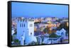 View over Kasbah to Tangier, Tangier, Morocco, North Africa, Africa-Neil Farrin-Framed Stretched Canvas