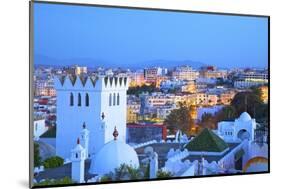 View over Kasbah to Tangier, Tangier, Morocco, North Africa, Africa-Neil Farrin-Mounted Photographic Print