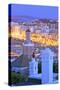 View over Kasbah to Tangier, Tangier, Morocco, North Africa-Neil Farrin-Stretched Canvas