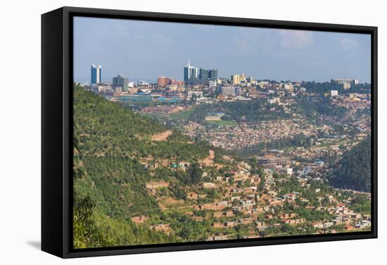 View over Kigali, Rwanda, Africa-Michael-Framed Stretched Canvas