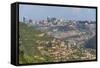 View over Kigali, Rwanda, Africa-Michael-Framed Stretched Canvas