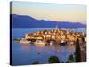 View over Korcula Town, Korcula, Dalmatia, Croatia-Neil Farrin-Stretched Canvas