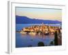 View over Korcula Town, Korcula, Dalmatia, Croatia-Neil Farrin-Framed Photographic Print