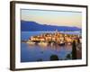 View over Korcula Town, Korcula, Dalmatia, Croatia-Neil Farrin-Framed Photographic Print