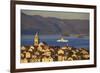 View over Korcula Town, Korcula, Dalmatian Coast, Croatia, Europe,-Neil Farrin-Framed Photographic Print