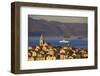 View over Korcula Town, Korcula, Dalmatian Coast, Croatia, Europe,-Neil Farrin-Framed Photographic Print