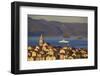 View over Korcula Town, Korcula, Dalmatian Coast, Croatia, Europe,-Neil Farrin-Framed Photographic Print