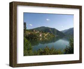 View Over Lake and Mountains, Near Konjic, Bosnia, Bosnia-Herzegovina-Graham Lawrence-Framed Photographic Print