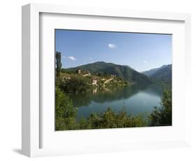 View Over Lake and Mountains, Near Konjic, Bosnia, Bosnia-Herzegovina-Graham Lawrence-Framed Photographic Print